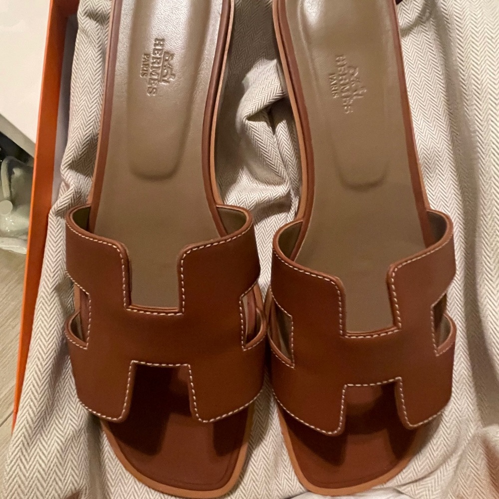 Hermes Oran sandals size 41